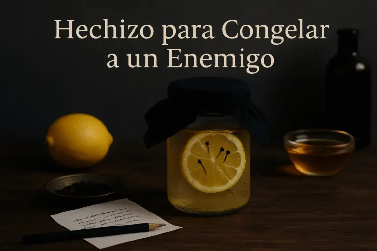 Ritual para congelar a un enemigo con limón, vinagre y alfileres