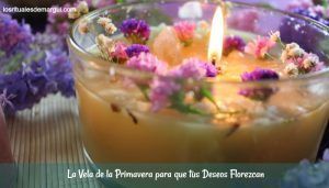 la vela de la primavera para que tus deseos florezcan